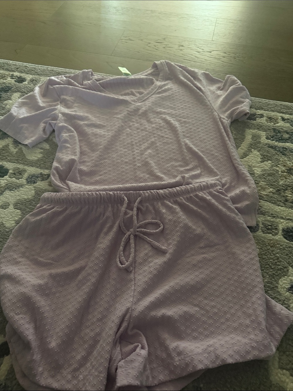 Honeydew Intimates purple Textured Lounge Pajama Set size M very cute and comfy